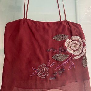 Burgundy Camisole Top NWT by BCBG